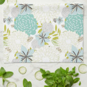 Linge De Cuisine arrière - plan floral (Plié)