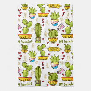 Linge De Cuisine Arrière - plan plante Cactus