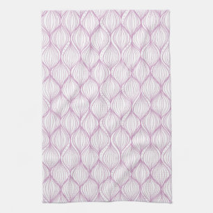 Linge De Cuisine Arrière - plan pourpre de motif de rayures d'ogee