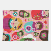 Linge De Cuisine Arrière - plan russe d'illustration de poupée (Horizontal)