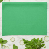 Linge De Cuisine Arrière - plan vert tendance (Plié)