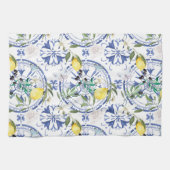 Linge De Cuisine Arrondi, orné, tuile espagnole, méditerranéenne, c (Horizontal)