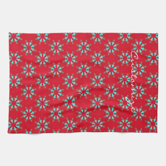 Linge De Cuisine Arrowhead Feathers Pow-wow (Horizontal)