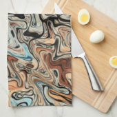 Linge De Cuisine Art Abstrait (Quart Plié)