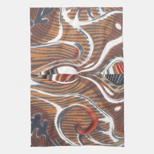 Linge De Cuisine Art Abstrait africain (Vertical)