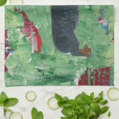 Linge De Cuisine Art abstrait moderne de chien de saucisse de (Plié)