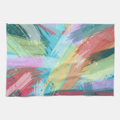 Linge De Cuisine Art Abstrait Pastel (Horizontal)