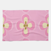 Linge De Cuisine Art Abstrait Rose (Horizontal)