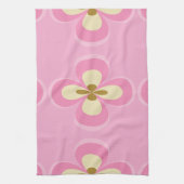 Linge De Cuisine Art Abstrait Rose (Vertical)