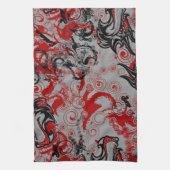 Linge De Cuisine Art abstrait sale de dragons (Vertical)