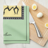 Linge De Cuisine Art africain, Faisons la fête (Quart Plié)