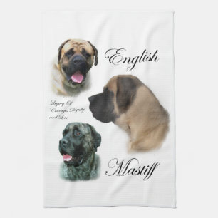 Linge De Cuisine Art anglais de mastiff