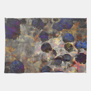 Linge De Cuisine Art arrière - plan numérique de fleurs / motif de