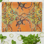 LINGE DE CUISINE ART AUSTRALIE (Plié)
