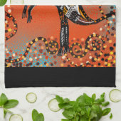 LINGE DE CUISINE ART AUSTRALIEN (Plié)