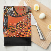 LINGE DE CUISINE ART AUSTRALIEN (Quart Plié)