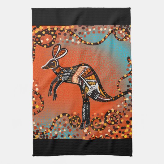 LINGE DE CUISINE ART AUSTRALIEN (Vertical)