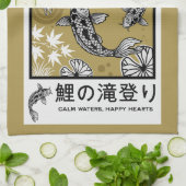 Linge De Cuisine Art Carpo Japonais Tranquille (Plié)