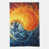 Linge De Cuisine Art Celestial Yin Yang (Vertical)