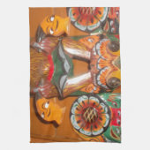 Linge De Cuisine Art Culturel Unique - Design Sri-Lankais/Indonésie (Vertical)