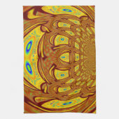 Linge De Cuisine Art de baseball jaune doré Imprimer (Vertical)