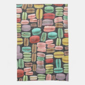 Linge De Cuisine Art de bruit de Macarons de Français (Vertical)