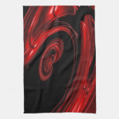 Linge De Cuisine Art de bruit rouge et noir de "nébuleuse" (Vertical)