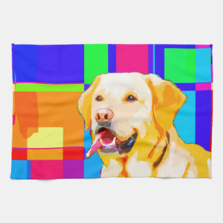 Linge De Cuisine Art de golden retriever