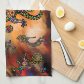 Linge De Cuisine Art de Kokopelli (Quart Plié)