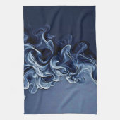 Linge De Cuisine Art de la fumée bleue émotionnelle (Vertical)