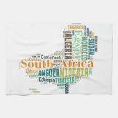 Linge De Cuisine Art de mot Afrique (Horizontal)