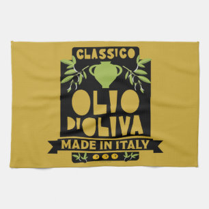 Linge De Cuisine Art de mur d'huile d'olive italienne