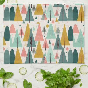 Linge De Cuisine Art de Noël Art Plante One Little Christmas Tree