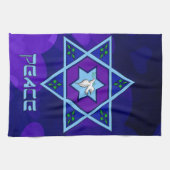 Linge De Cuisine Art de paix de Hanoukka (Horizontal)