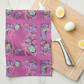 LINGE DE CUISINE ART DE PÂQUES (Quart Plié)