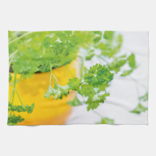 Linge De Cuisine Art de photo de jardin d'herbes de cuisine au pers