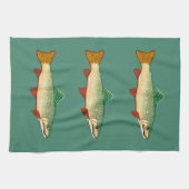Linge De Cuisine Art de poissons de truite (Horizontal)