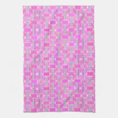 Linge De Cuisine Art Déco chic industriel - rose, mauve (Vertical)