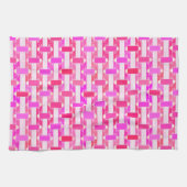 Linge De Cuisine Art Déco industriel chic - rose, fuchsia, orchidée (Horizontal)