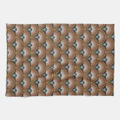 Linge De Cuisine Art Déco Jazz Age Sunset Jukebox (Horizontal)