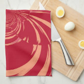 Linge De Cuisine Art déco rétro à la flèche rouge (Quart Plié)