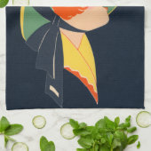 Linge De Cuisine Art Déco sorcière Casquette Chat noir (Plié)