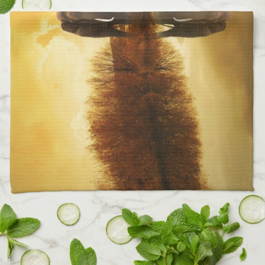 Linge De Cuisine Art d'éléphant (Plié)