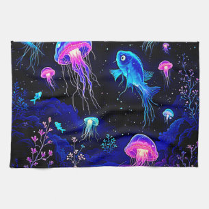 Linge De Cuisine Art des profondeurs océaniques