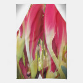 Linge De Cuisine Art du coeur floral (Vertical)