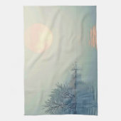 Linge De Cuisine Art du matin d'hiver paisible (Vertical)