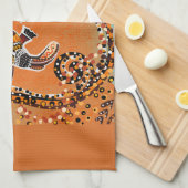 LINGE DE CUISINE ART DU PLATYPUS        (Quart Plié)