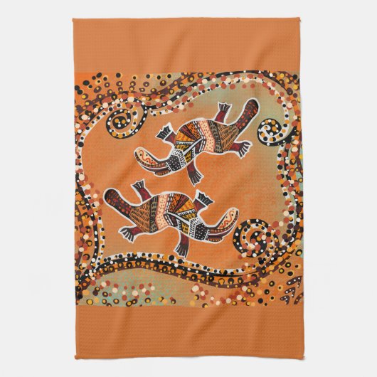 LINGE DE CUISINE ART DU PLATYPUS        (Vertical)