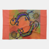 LINGE DE CUISINE ART DU SOUTHWESTERN LIZARD (Horizontal)