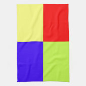 Linge De Cuisine Art en bloc couleur (Vertical)
